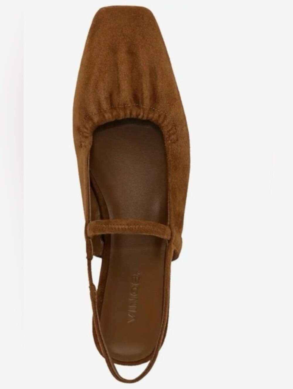 Vince Venice Slingback Mary Jane Suede Flats - size 9